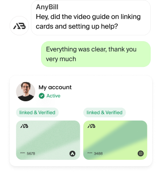 我们在AnyBill知道如何处理卡片